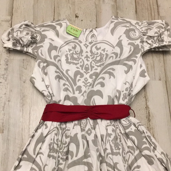 Le Za Me Hand Smocked Boutique Holiday Dress - Picture 2 of 5